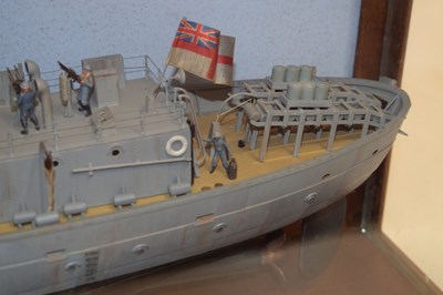 Lot 382 - Large scale model of the Royal Canadian Navy's K166 HMCS Snowberry