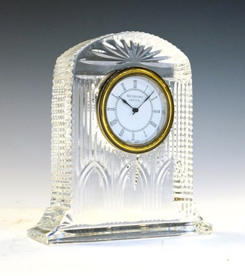 Lot 341 - Waterford Crystal - Large mantel clock