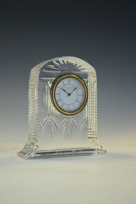 Lot 341 - Waterford Crystal - Large mantel clock