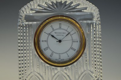 Lot 341 - Waterford Crystal - Large mantel clock