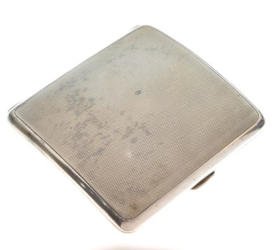 Lot 133 - George V silver Asprey cigarette case