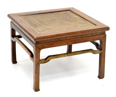 Lot 466 - Chinese Provincial cane-top table