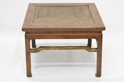Lot 466 - Chinese Provincial cane-top table