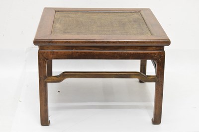 Lot 466 - Chinese Provincial cane-top table