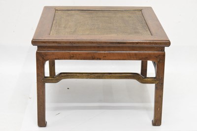 Lot 466 - Chinese Provincial cane-top table