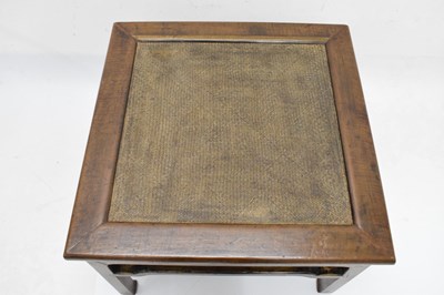 Lot 466 - Chinese Provincial cane-top table