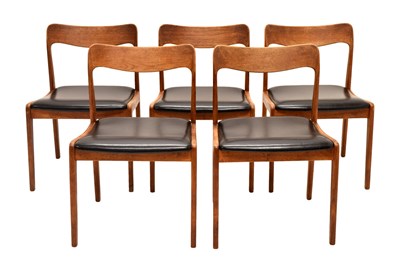 Lot 675 - Five chairs in the manner of Niels Moller