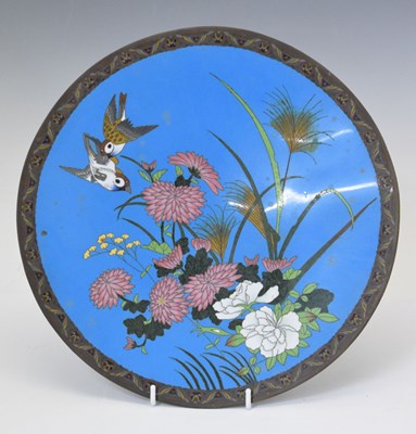 Lot 446 - Japanese cloisonné dish