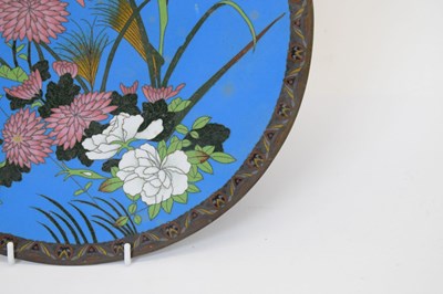 Lot 446 - Japanese cloisonné dish