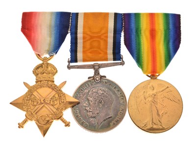 Lot 373 - First World War medal trio - Uganda Volunteer Reserve