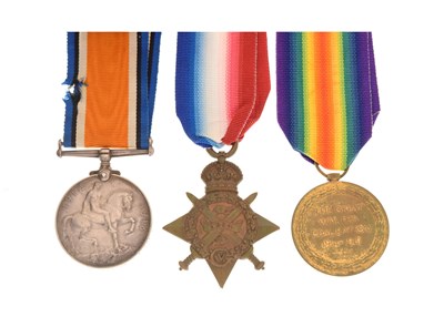 Lot 284 - First World War medal trio