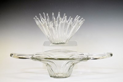 Lot 564 - Two mid-century glass bowls