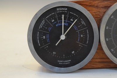 Lot 525 - Kenneth Grange Short & Mason teak panel weather station