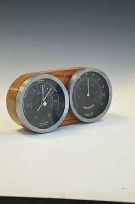 Lot 525 - Kenneth Grange Short & Mason teak panel weather station
