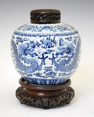 Lot 442 - Chinese blue and white ginger jar