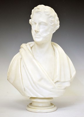 Lot 301 - Follower of Sir Francis Leggatt Chantrey, (1781-1841) - marble bust of the Duke of Wellington