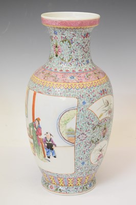 Lot 404 - Two large Chinese Famille Rose vases