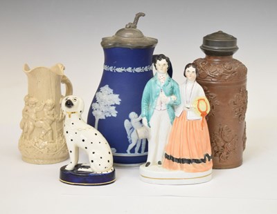 Lot 354 - Group of mainly 19th Century ceramics