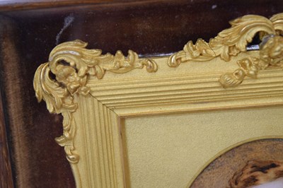 Lot 566 - 19th Century framed miniature on ivory