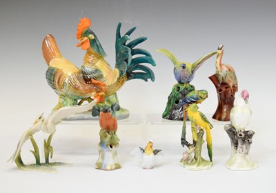 Lot 369 - Group of porcelain birds