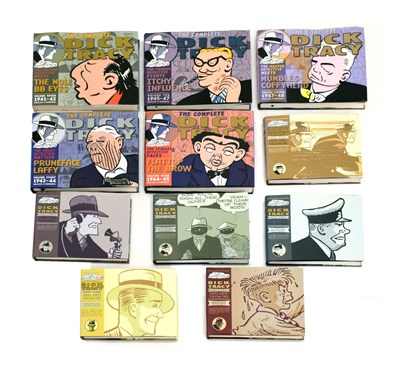 Lot 256 - 'The Complete Dick Tracy by Chester Gould' in eleven volumes