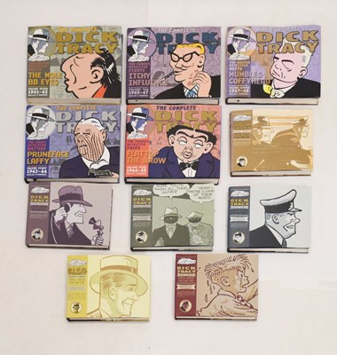 Lot 256 - 'The Complete Dick Tracy by Chester Gould' in eleven volumes