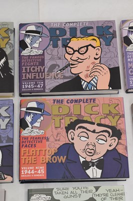 Lot 256 - 'The Complete Dick Tracy by Chester Gould' in eleven volumes