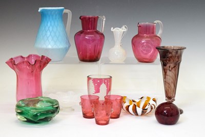 Lot 328 - Collection of Victorian and later glass