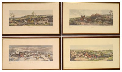 Lot 476 - After William Joseph Shayer - Lithographs engraved by C.R. Stock - Four coaching scenes