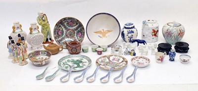 Lot 389 - Collection of 20th Century Famille Rose and other Chinese porcelain