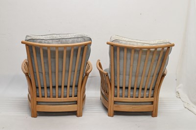 Lot 488 - Three-piece Ercol Renaissance high back suite