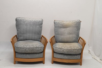 Lot 488 - Three-piece Ercol Renaissance high back suite