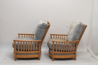 Lot 488 - Three-piece Ercol Renaissance high back suite