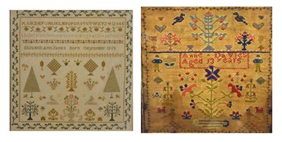 Lot 189 - Quantity of framed samplers