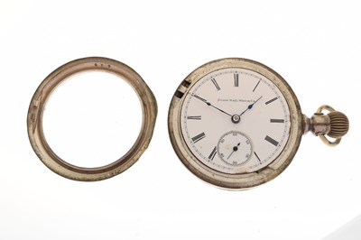 Lot 116 - Elgin gold-plated pocket watch and two other pocket watches
