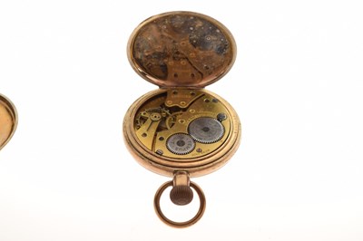 Lot 116 - Elgin gold-plated pocket watch and two other pocket watches