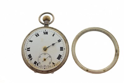 Lot 116 - Elgin gold-plated pocket watch and two other pocket watches