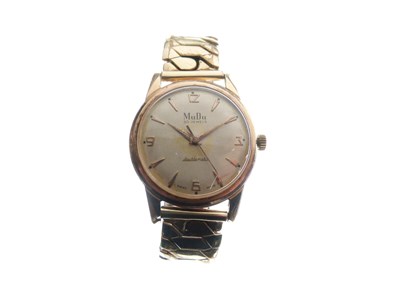 Lot 185 - Mu Du - Gentleman's Doublematic wristwatch