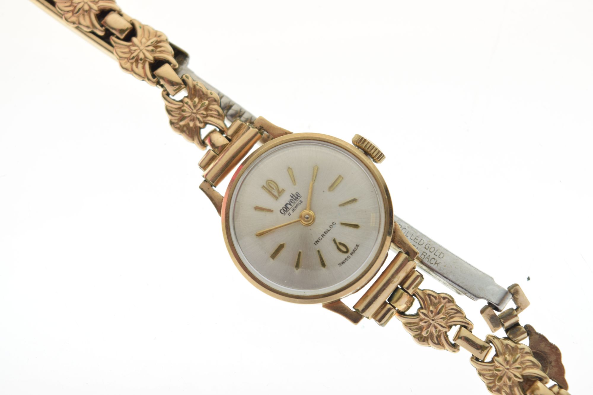 Incabloc gold clearance watch