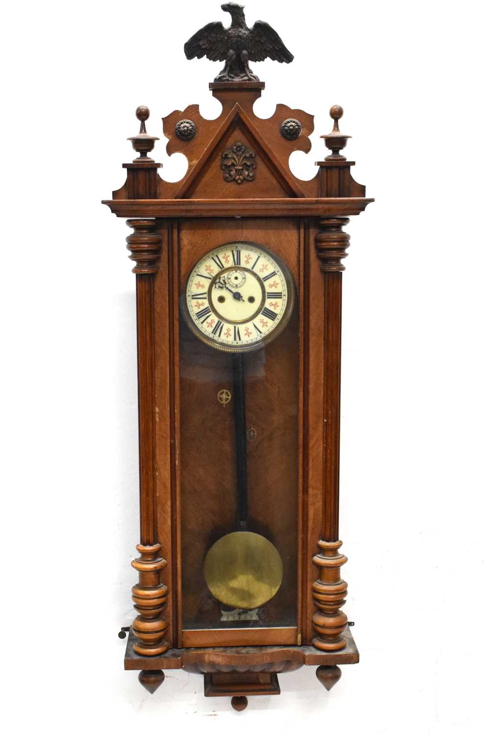 Lot 462 - Vienna Style Wall Clock