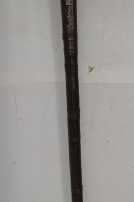 Lot 366 - 19th Century Indian matchlock long gun (Toredar)