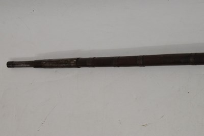 Lot 366 - 19th Century Indian matchlock long gun (Toredar)