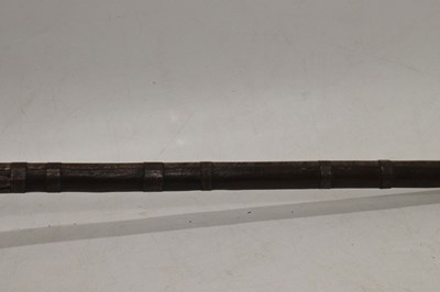 Lot 366 - 19th Century Indian matchlock long gun (Toredar)