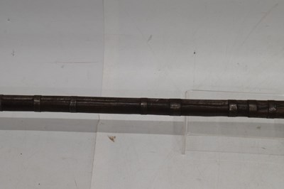 Lot 366 - 19th Century Indian matchlock long gun (Toredar)