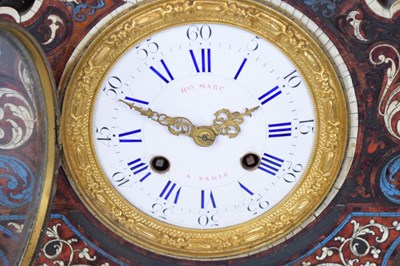 Lot 539 - Mid 19th Century French mantel clock, Henri Marc, Paris