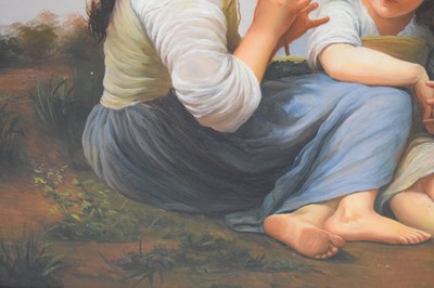 Lot 448 - 21st Century oil on board after William Adolphe Bouguereau
