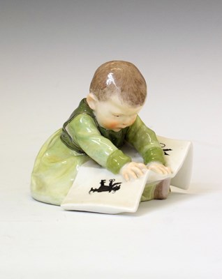 Lot 426 - Meissen porcelain model of a child after Konrad Hentschel