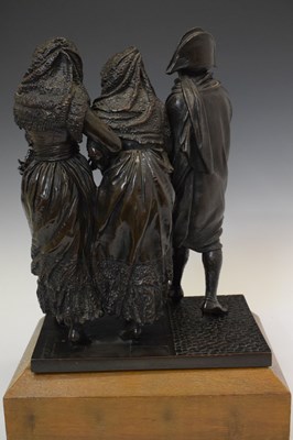 Lot 345 - Antonio Pandiani (Italian, 1838-1928) – Bronze figure group