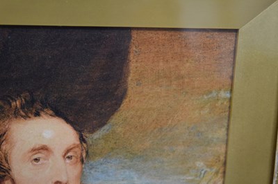 Lot 594 - Attributed to Stephen Poyntz Denning (1795-1864) - Watercolour - 'Earl of Arundel'