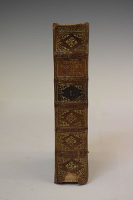 Lot 294 - Flavius Joseph - Historie des Juifs (The History Of The Antiquities Of The Jews)